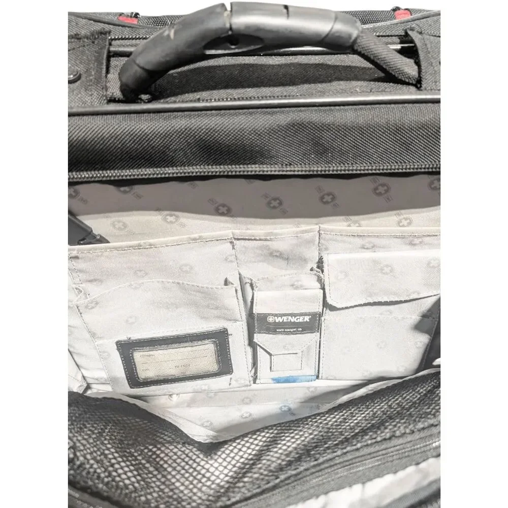 SWISS GEAR Wenger Potmac Carry-On Two Wheeled Laptop Briefcase Luggage Bag